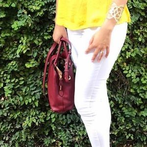 Radley London Red satchel crossbody purse